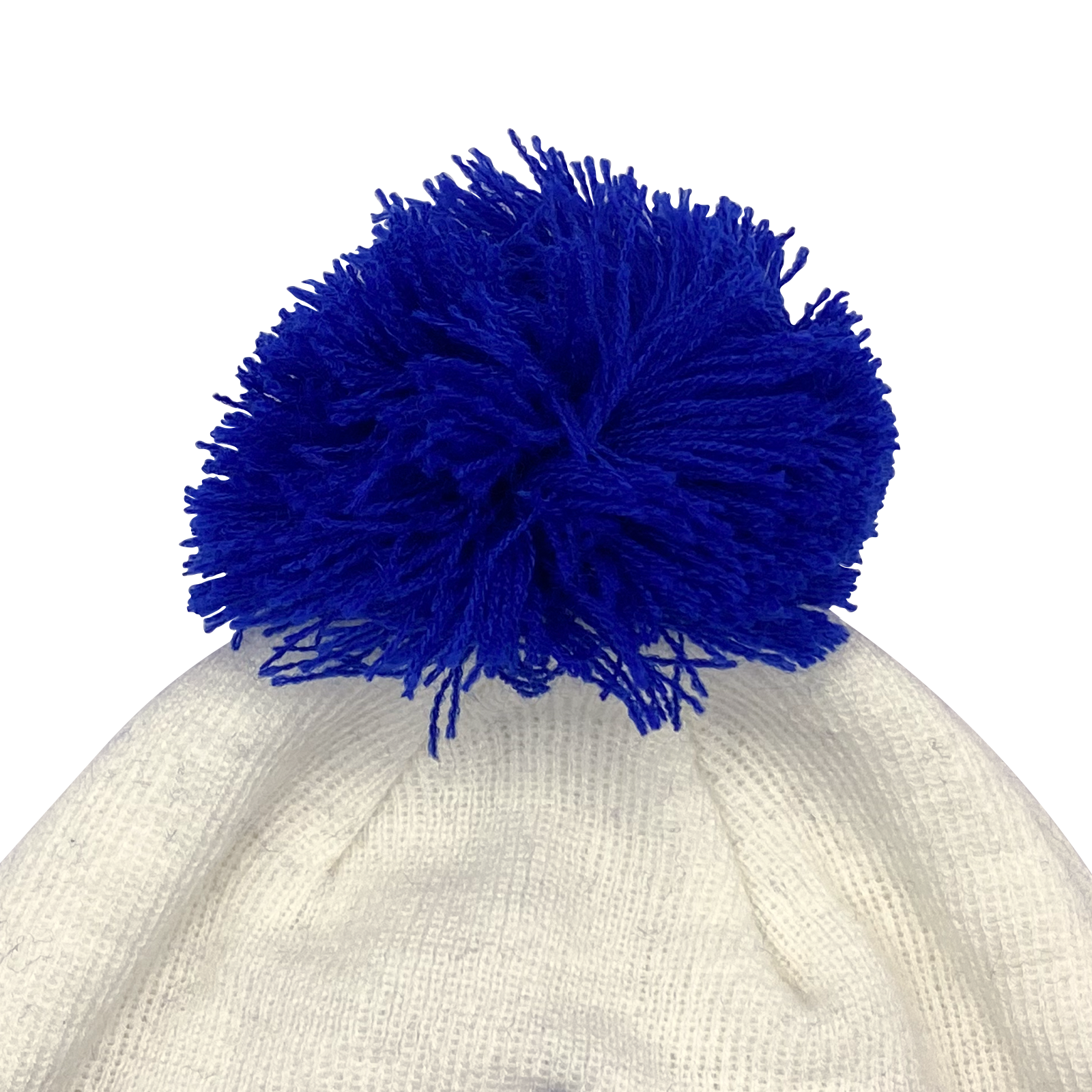 Leeds United bobble hat in retro white 1993 colours