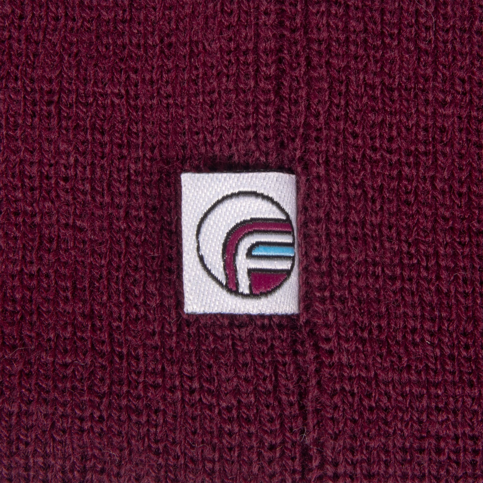 West Ham United retro knitted bobble hat in claret & blue 1979 colours